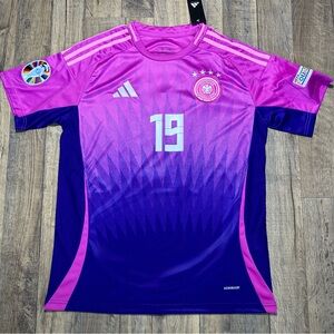 Adidas Germany 2024 Leroy Sane Soccer Jersey Pink Men’s XL
